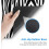 Zebra Texture Extended Gaming Mouse Pad, 31,511,8 ίντσες, αντιολισθητική βάση από καουτσούκ και 4