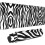 Zebra Texture Extended Gaming Mouse Pad, 31,511,8 ίντσες, αντιολισθητική βάση από καουτσούκ και 5