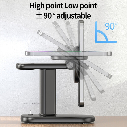 Ασύρματος σταθμός φόρτισης 15W 3 σε 1 για Android, iPhone, Apple, Samsung και iPad 2