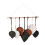 Macrame Leaf Wall Hanging Cotton Tapestry 15.7 x 19.3 in 5