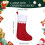 10 Pack Felt Christmas Stockings 38 cm 2