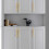 Gold Cabinet Handles Brushed Brass 10 Pack 5 Inch 7