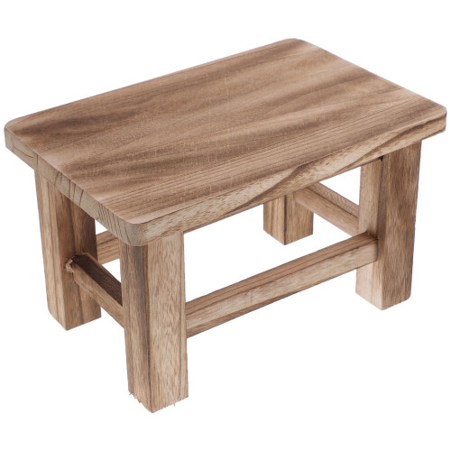 Massief houten opstapje, multifunctioneel klein laddertje 2