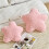 Pink Star Throw Pillow – Plush Decorative Cushion 3