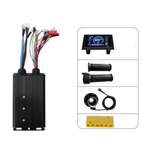 Lithium Power Boost Umrüstsatz S966 Farbdisplay-Messgerät mit 80A-Controller und 20X Turnbuckle 8 Magnet-Boost-Kit 1