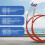 Temperature Sensor PT100 Waterproof Wire Thermal Resistance Silicon Wire Protection Cable 5