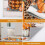 Fall Kitchen Rugs Set of 3 – Non-Slip Washable Polyester 4