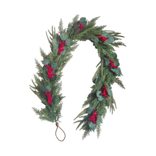 6ft Norfolk Pine Garland Artificial Christmas Wreath 1