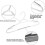 30-Pack Slim Plastic Non-Slip Clothes Hangers 4