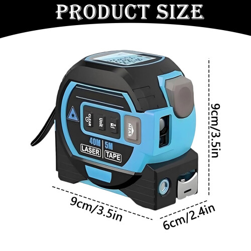Laser Digital Tape Measure 3-in-1 5m 2