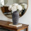 Large Rustic Ceramic Vase – 11 in, Bronze Finish 3
