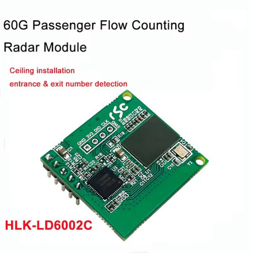 60GHz Millimeter Wave  Passenger Flow Statistics Sensor Module LD6001C Entrance&Exit Counting Detection 1