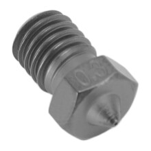 V6 Extruder Düse gehärteter Stahl mit Wolframkarbidbeschichtung 0,3mm