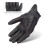 Motorrad-Handschuhe M Schwarz Ziegenleder Touchscreen 3