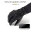 Motorrad-Handschuhe M Schwarz Ziegenleder Touchscreen 4