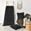 Faux Fur Throw Blanket 50 x 63 in Black 4