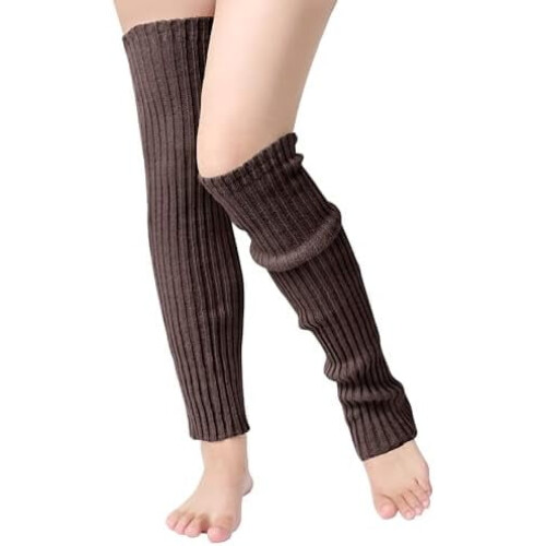 Gebreide beenwarmers voor dames – 2 paar, elastisch en warm 1