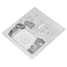 Sewing Machine Needle Plate Assembly for Models 7256-7446, 8.5x7.8cm