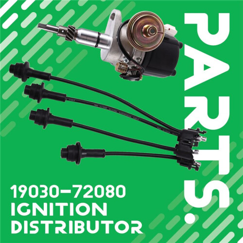 19030-72080 Ignition Distributor for  Electronic Carburettor Engine 2 Vac Advance 1Y 2Y 3Y 4Y 2