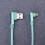 Καλώδιο Micro USB 1M ορθής γωνίας, πλεγμένο καλώδιο δεδομένων USB2.4A έως 90 μοίρες, 2