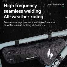 ROCKBROS Fietstassen Waterdichte Fietstas voor Onderbuis en Voorframe Fietsbagage Opbergtas Bikepacking voor MTB Racefiets Gravelbike