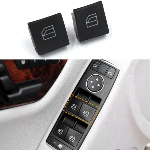 4X Window  Button Covers for   W204 W212 C E Glk Class, Front Left+Right 2