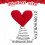 Knitted Crochet Heart Tree Topper Red 1 piece 3