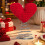 Knitted Crochet Heart Tree Topper Red 1 piece 7