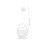 Easter Egg LED Light Decor, White, 45x15.5cm 3