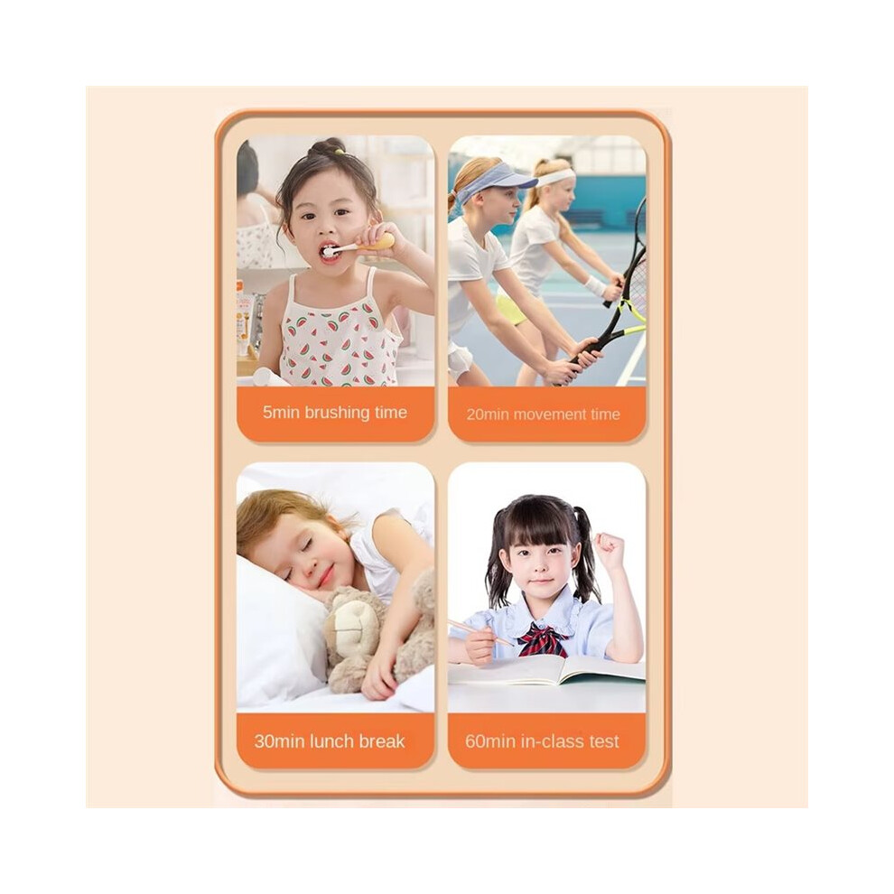 Cute Visual Timer Silent  Manager Kitchen Timer Reminder Round Visualization Countdown Timer Kitchen Cooking B