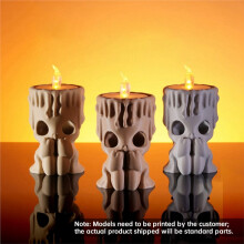 Velas LED Sem Chama, Tipo Tealight, para Decoração de Casamentos e Residências, Componentes para Impressão 3D