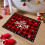 Tapis de bain de Noël extra épais, doux, absorbant et antidérapant 5