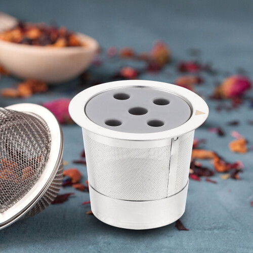 kaffekapsel Kaffefilterkopp rostfritt stål 1 set 2