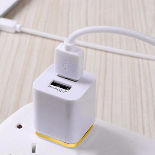 Διπλό μπλοκ φόρτισης USB τοίχου για γυναίκες – Συμπαγές κουτί φόρτισης ταξιδιού, 2