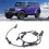 2X 68003281AD Wheel Speed Sensor Front Wheel Speed ABS Sensor Automobile for   JK 2007-2018 2