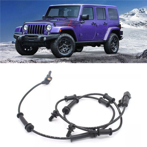 2X 68003281AD Wheel Speed Sensor Front Wheel Speed ABS Sensor Automobile for   JK 2007-2018 1