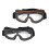 Snowboardbrille mit UV-Schutz, brauner Rahmen 7
