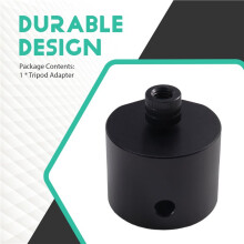 2025 Starlink Tripod Adapter with 1/4"-20 & 3/8"-16 Thread for Star Link Pipe Adapter and Flat Mount Black