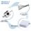 Retractable Remote Control Holder Tether Lock, 2 Pcs 6.5ft Heavy-Duty Security Lanyard with Adjustable Cable for Remotes 2