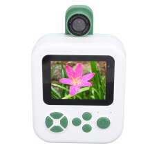 Instant Print Camera 2.4" IPS Screen 1080P Kids Camera Green