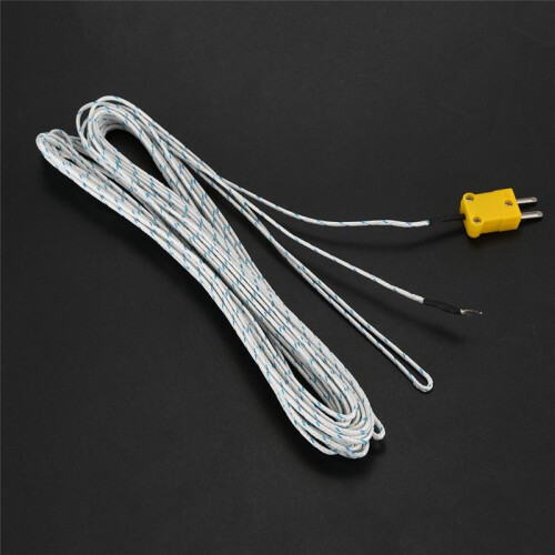 5X -50-250 Celsius K Type 10M Cable Temperature Sensor Thermocouple Probe 1