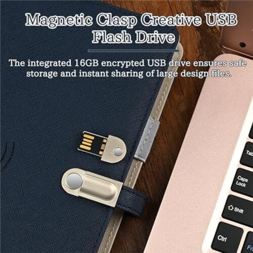 Digital Notebook Pro V2 with  Pen & 16GB USB Drive-Real- Sync for Notes,Drawing & Learning,Perfect for Office C 1