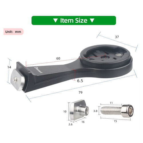 DEEMOUNT Bicycle Stem Computer Extension Stand Holder for  SL7/SL8 Camera Mount Bracket for  Adaptors Wahoo 2