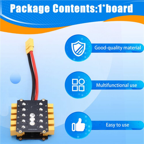XT90 PCB High Current Distribution Board Multi Axis Distribution Board UAV Power Supply Parallel Connection 1