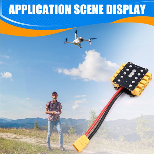 XT90 PCB High Current Distribution Board Multi Axis Distribution Board UAV Power Supply Parallel Connection 2