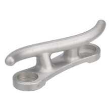Cast Aluminum "S" Dock Cleat 10 in S-Type Aluminum Marine Mooring Bollard Ideal for Marine Environments