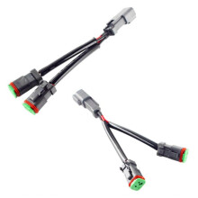 6X Y-Type Kabels Deutsch DT DTP 2-Pins Socketadapter voor LED-Pod Werklamp Retrofit-Connectoren Kabelboom