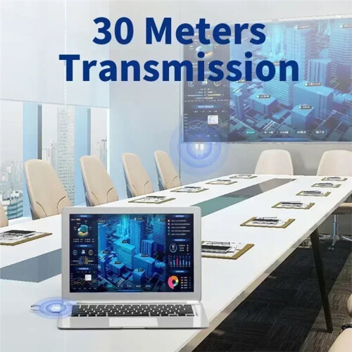 30m -Compatible Wireless Video Transmitter and Receiver,Screen Mirroring Extender for Camera,for PC to TV Display 1