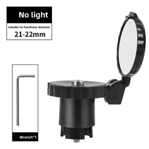 Espejo Retrovisor para Bicicleta, Ajustable 360, 21-22 mm, 1 Kit 1
