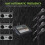 Wireless Microphone Transmitter Receiver for Dynamic Microphone, 20 Channels,Guitar Receiver for Audio Mixer,PA System 7